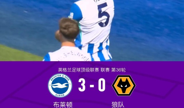 MK体育APP-布莱顿3-0狼队，欣谢尔伍德、邓克闪击，明特破门