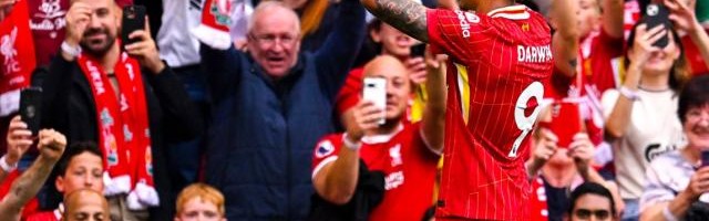 MK体育APP-【英超】迪亚斯双响，努涅斯世界波，利物浦3比0樱桃